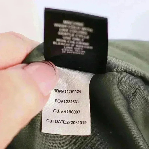 Torrid Size 2 olive green drawstring waist long sleeve blazer - Picture 15 of 15